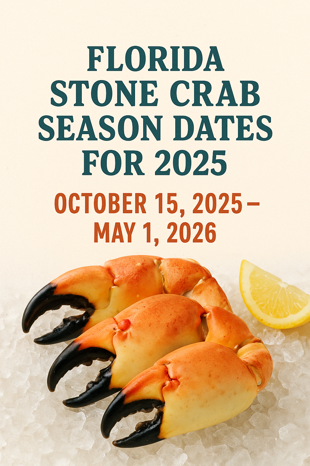 When Is Stone Crab Season in Florida? (2025 Edition)